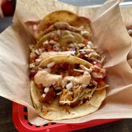 Dos Equis Fish Tacos