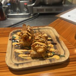 crispy rice (off menu, gifted by a chef as we sat at the sushi counter)