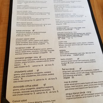 Brick 29 - lunch menu - there were also 4 or 5 specials - New American Near Me - Nampa, Idaho
