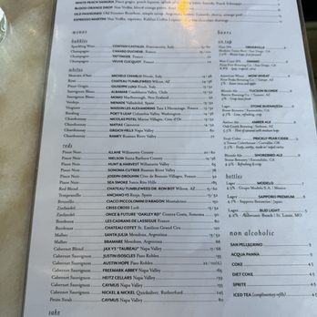 Shorebird - Drink menu - Breakfast & Brunch Near Me - Sedona, Arizona