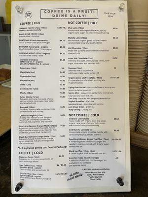 Menu photo 1 Flying Goat Coffee Healdsburg, CA Menu photo 1 Flying Goat Coffee Healdsburg, CA