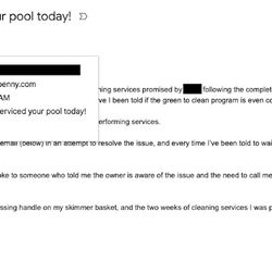 Attempt to resolve the issue with the store via email yet with no response. Showing the email was sent to the store.