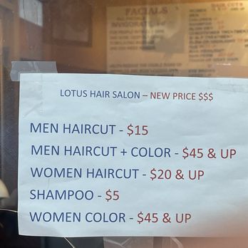 Lotus Hair Salon - Lotus Hair Salon Fees! - Hair Salons Near Me - Kent, Washington