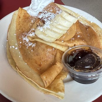 Cafe Conti - Peanut Butter Nutella Crepes - Breakfast & Brunch Near Me - New Orleans, Louisiana