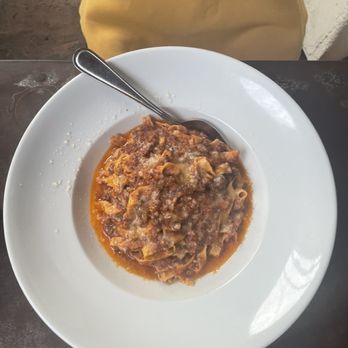 Mizza - The fettuccine bolognese - Italian Near Me - Santa Barbara, California