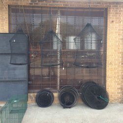 Lufkin Army & Navy Store - We make our own holding baskets, also carry  stinger nets, large river nets and wire nets.