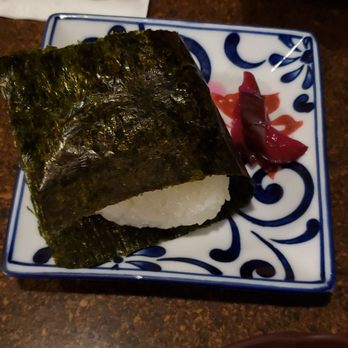 Yuzu - Sake grilled salmon onigiri as presented - Ramen Near Me - Beaverton, Oregon