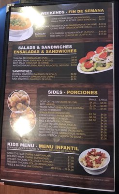 Menu photo 6 Las Orquideas Restaurant Pompano Beach, FL