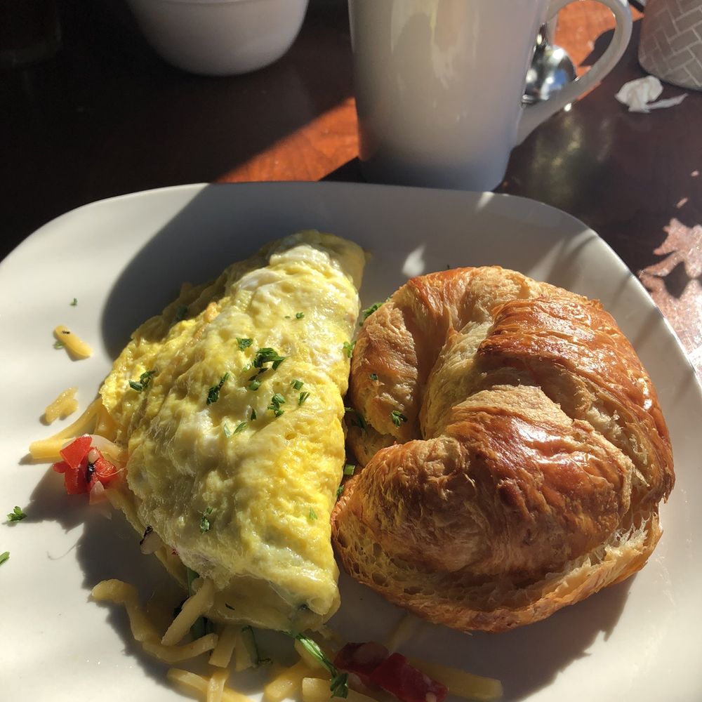 Our Recipes Cafe & Catering - Veggie omelette and croissant - Cafes Near Me - Halethorpe, Maryland Our Recipes Cafe & Catering - Veggie omelette and croissant - Cafes Near Me - Halethorpe, Maryland