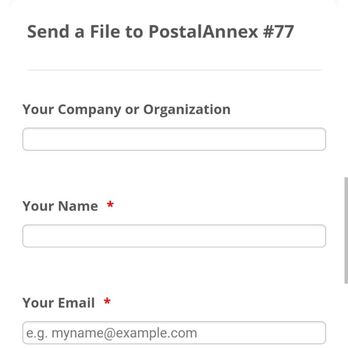PostalAnnex+ - The website has a file upload option, but do not use it because they don't even know how to access it. - Notaries Near Me - Corona, California