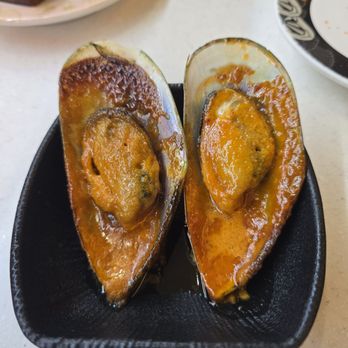 Sushi Omiya Factoria - Baked Mussels - Conveyor Belt Sushi Near Me - Bellevue, Washington Sushi Omiya Factoria - Baked Mussels - Conveyor Belt Sushi Near Me - Bellevue, Washington