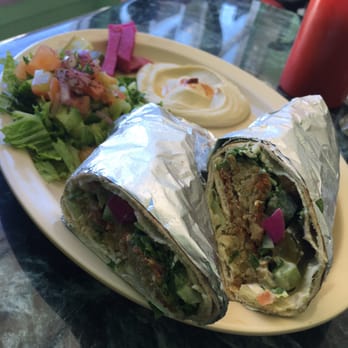 Kobee Factory - Falafel Wrap w/ salad & hummus - Middle Eastern Near Me - Van Nuys, California Kobee Factory - Falafel Wrap w/ salad & hummus - Middle Eastern Near Me - Van Nuys, California