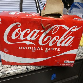 Target - Soaking wet box. An entire can of coca cola leaked in the trunk of my car. - Department Stores Near Me - Valencia, California