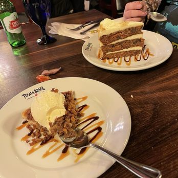 Texas de Brazil - Columbus - Pecan pie with ice cream. Carrot cake. - Brazilian Near Me - Columbus, Ohio Texas de Brazil - Columbus - Pecan pie with ice cream. Carrot cake. - Brazilian Near Me - Columbus, Ohio