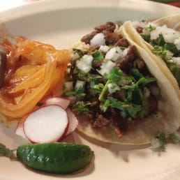 Tacos Asada. Very Good! This whole plate with chips and salsa cost me 3.70. Amazing Tacos Asada. Very Good! This whole plate with chips and salsa cost me 3.70. Amazing