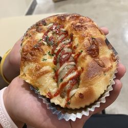 Spice sausage bun. Good for a light lunch!