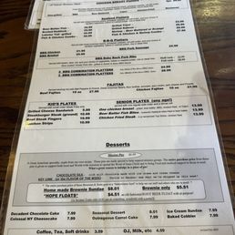 Menu (as of May 2024) Menu (as of May 2024)