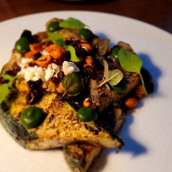 Glass Light - Grilled summer squash - New American Near Me - Norfolk, Virginia