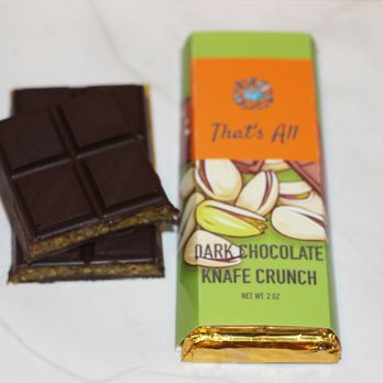 That’s All - Dark chocolate knafe crunch - Specialty Food Near Me That’s All - Dark chocolate knafe crunch - Specialty Food Near Me