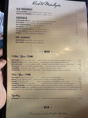 Menu photo 4 Bud & Marilyn's Philadelphia, PA