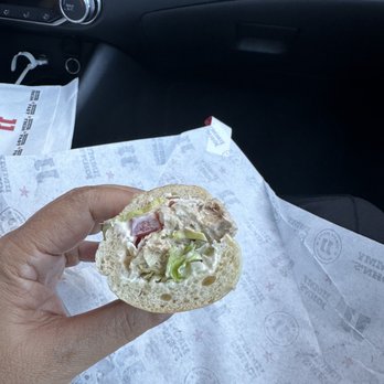 Jimmy John's - 3/17/2023  snack tuna sandwich husband ordered for me.  Just the right size since I already ate. - Sandwiches Near Me - Henderson, Nevada