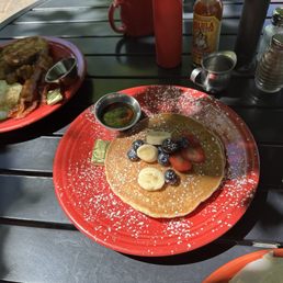 Gluten free pancakes- kids portion
