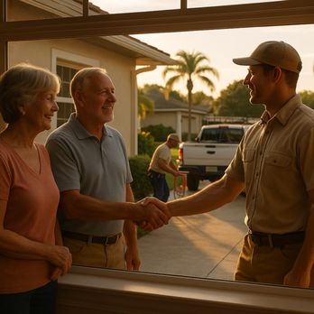 Fast Rehabs - Grateful clients at the end of a one-day transformation -- fast work, done right, and finished with a handshake. - Damage Restoration Near Me - Sarasota, Florida Fast Rehabs - Grateful clients at the end of a one-day transformation -- fast work, done right, and finished with a handshake. - Damage Restoration Near Me - Sarasota, Florida
