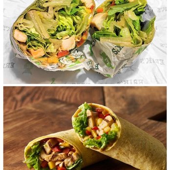 Erik's DeliCafe of Milpitas - Reality vs Advertising. Thai chicken wrap aka "$9 stale lettuce wrap" :( - Delis Near Me - Milpitas, California Erik's DeliCafe of Milpitas - Reality vs Advertising. Thai chicken wrap aka "$9 stale lettuce wrap" :( - Delis Near Me - Milpitas, California