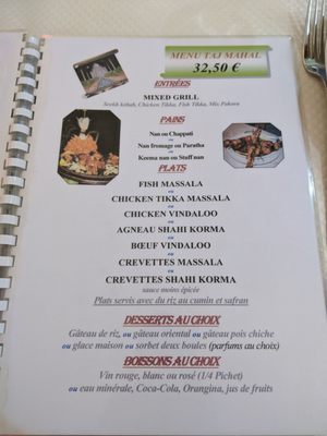 Menu photo 3 Le Taj Mahal Besancon, 25