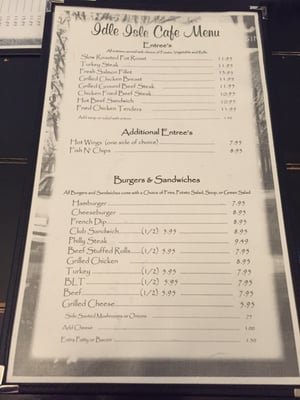 Menu photo 2 Idle Isle Cafe Brigham City, UT