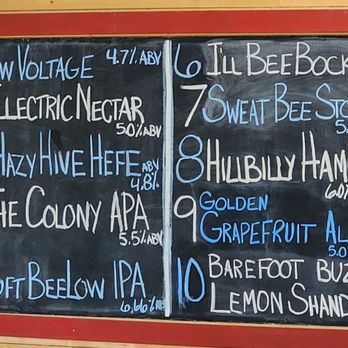 Bee's Knees Brewing - Craft beer line up on July 15, 2023 - Pizza Near Me - Versailles, Missouri Bee's Knees Brewing - Craft beer line up on July 15, 2023 - Pizza Near Me - Versailles, Missouri