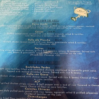 Los Tiburones - Menu - Mexican Near Me - Monroe, North Carolina