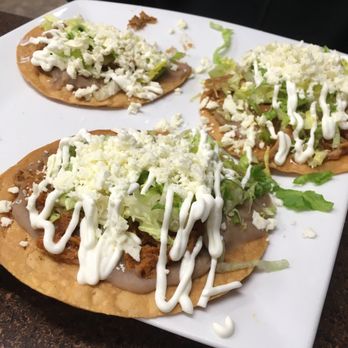 Mexico - Three tostadas for 5$ - Mexican Near Me - Montreal, Quebec