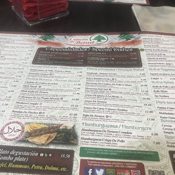 El Rincón de Beirut - Menu - Tapas Bars Near Me - Seville, SE El Rincón de Beirut - Menu - Tapas Bars Near Me - Seville, SE