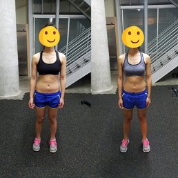 5'4 from 123 lbs to 114 lbs