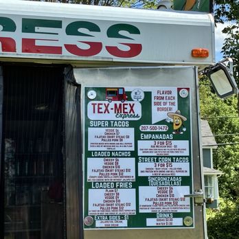Tex Mex Express - Menu - Food Trucks Near Me