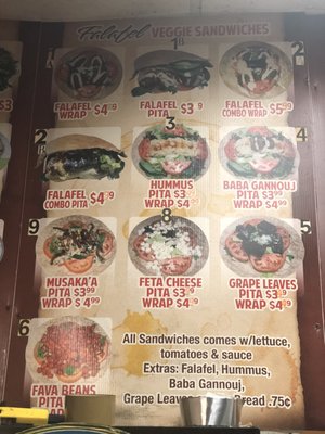 Menu photo 4 Falafel Tarboosh New York, NY