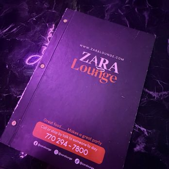 Zara Lounge - Menu - Mediterranean Near Me - Roswell, Georgia