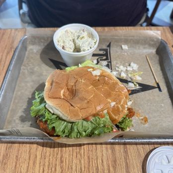 Mallett Brothers Barbeque - Buffalo ck sandwich and potato salad! - Barbeque Near Me - Madisonville, Texas Mallett Brothers Barbeque - Buffalo ck sandwich and potato salad! - Barbeque Near Me - Madisonville, Texas