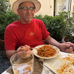 Wonderful speghetti fresh and homemade.