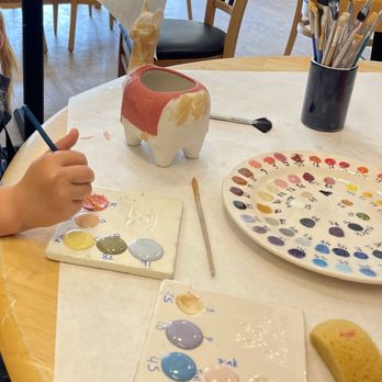 Color Me Mine - Making a Llama Planter. - Paint-Your-Own Pottery Near Me - Wayne, Pennsylvania Color Me Mine - Making a Llama Planter. - Paint-Your-Own Pottery Near Me - Wayne, Pennsylvania