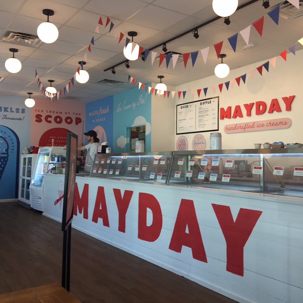 Mayday Ice Cream - Interior - Ice Cream & Frozen Yogurt Near Me - St. Augustine, Florida Mayday Ice Cream - Interior - Ice Cream & Frozen Yogurt Near Me - St. Augustine, Florida
