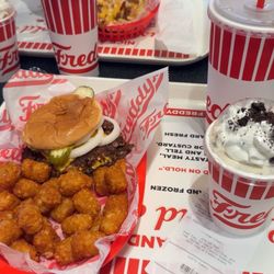 Freddy's Frozen Custard & Steakburgers - Freddy's Original Double and Oreo double trouble