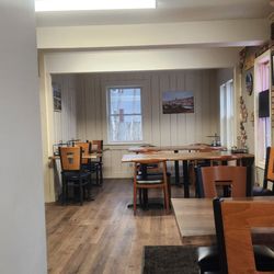 Indoor seating area