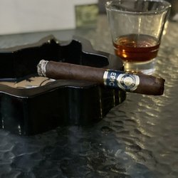 Fox Cigar Bar - Larceny Barrel Proof. Montecristo Epic.
