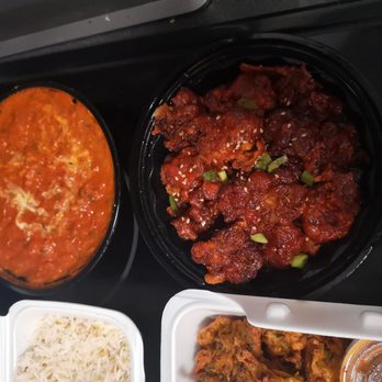 Y-Not Indian - a variety of food items - Fast Food Near Me - Edmonton, Alberta