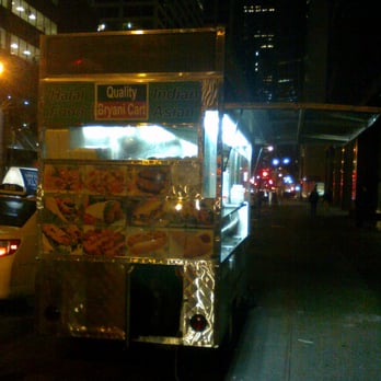 Quality Biryani Cart - a street scene at night - Food Trucks Near Me - New York, New York Quality Biryani Cart - a street scene at night - Food Trucks Near Me - New York, New York