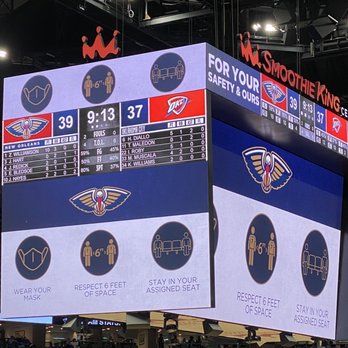 Smoothie King Center - Covid safety protocol - Stadiums & Arenas Near Me - New Orleans, Louisiana