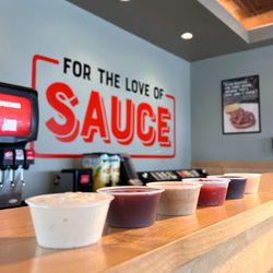 Lion's Choice - Wentzville - Dunk it. Drench it. Our sauces: horseradish, tangy BBQ, honey mustard, sweet BBQ, chipotle ranch.