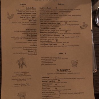 The North Fork - Menu - New American Near Me - New York, New York The North Fork - Menu - New American Near Me - New York, New York